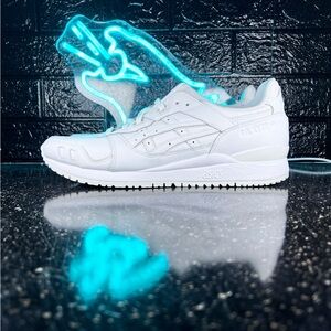 Asics Gel Lyte 3 III OG Leather Men’s Shoes Sneakers White - 12